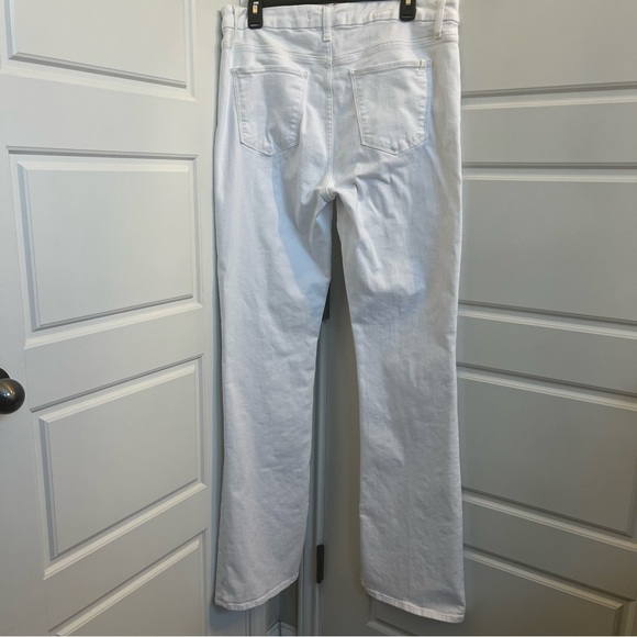 Joe's Hi Honey High Rise Curvy Bootcut Jeans in White Size 34 - Picture 6 of 8
